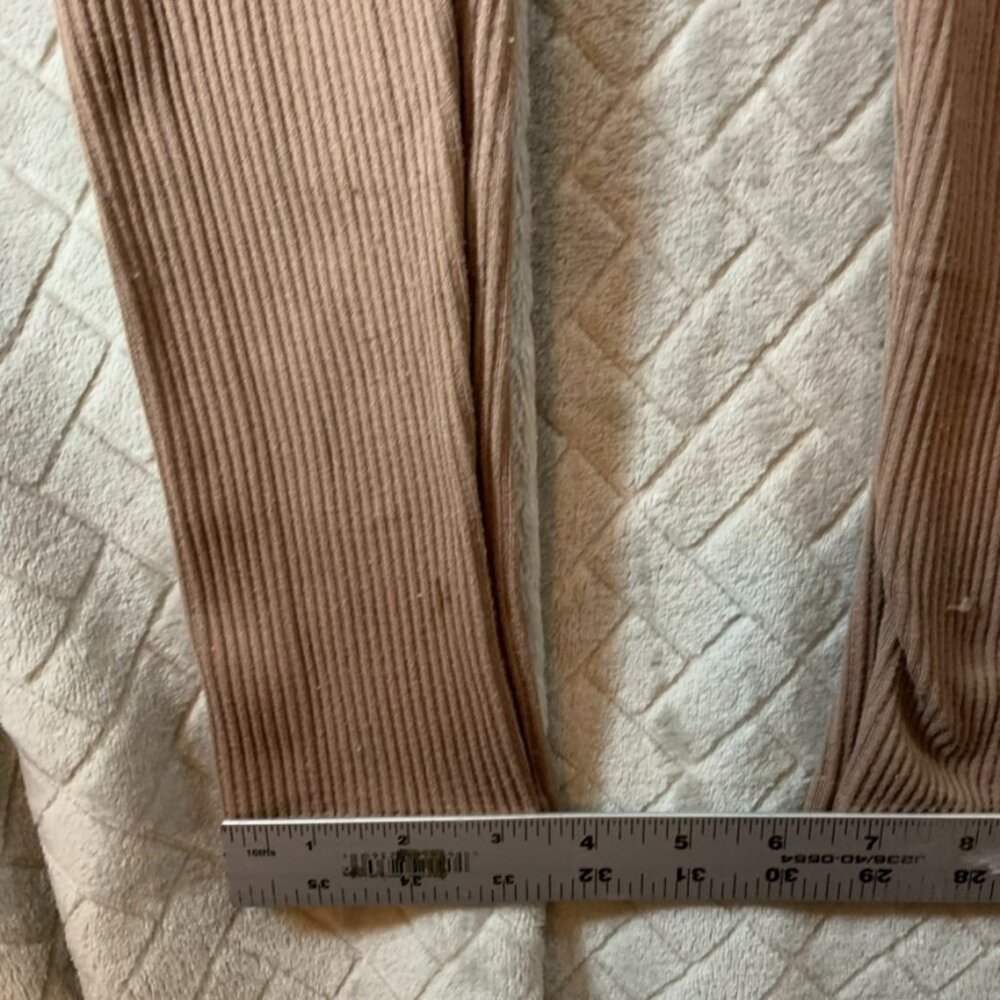Popular 21 Womans Small Jumpsuit Brown Ribbed Sleeveless Adjustable Stretch - Picture 9 of 14